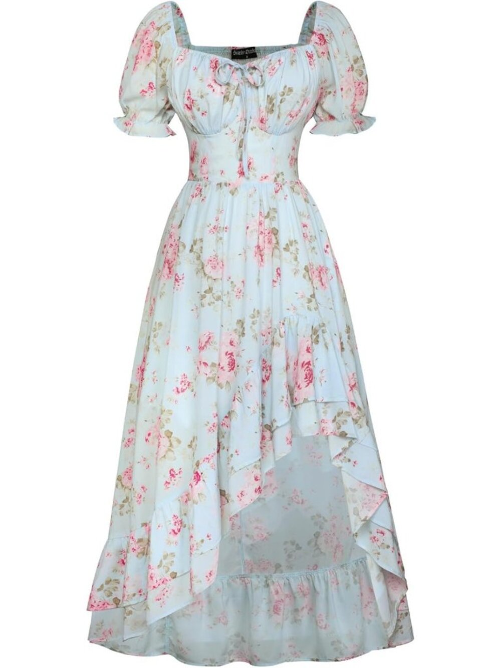 Floral Chiffon Corset Dress for Women | Summer Wedding Guest Sundress 2026